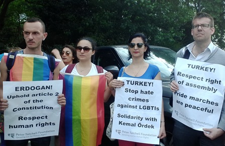 Turkish embassy protest - Pliny Soocoormanee