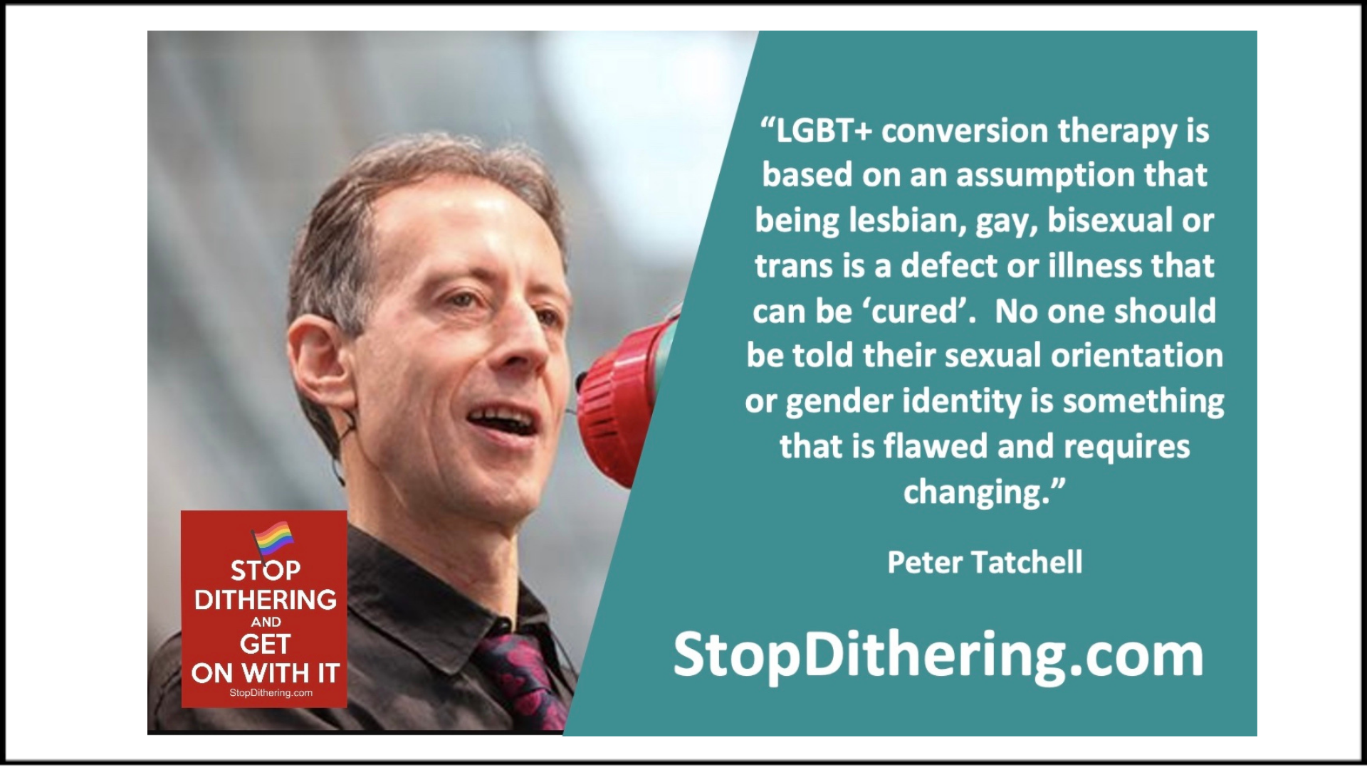 1,000 days of dithering on conversion therapy ban Peter Tatchell