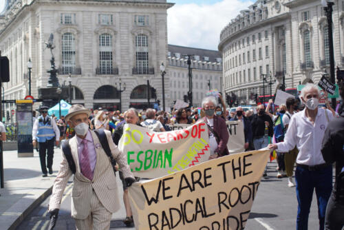 Gay Liberation Front 50th Anniversary March, London Pride 27th J